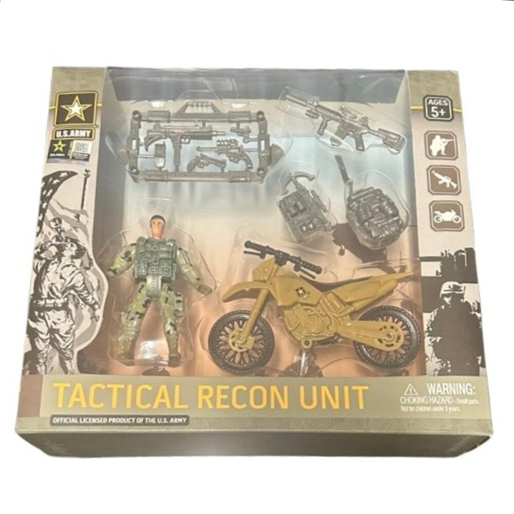 Officially Licensed by the U.S. Army Military Tactical Recon Unit Toy Set